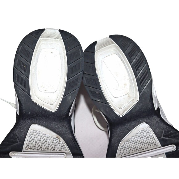 Nike Air Monarch IV Men\'s 415445-102 White Navy Shoe Size 9 main image 2